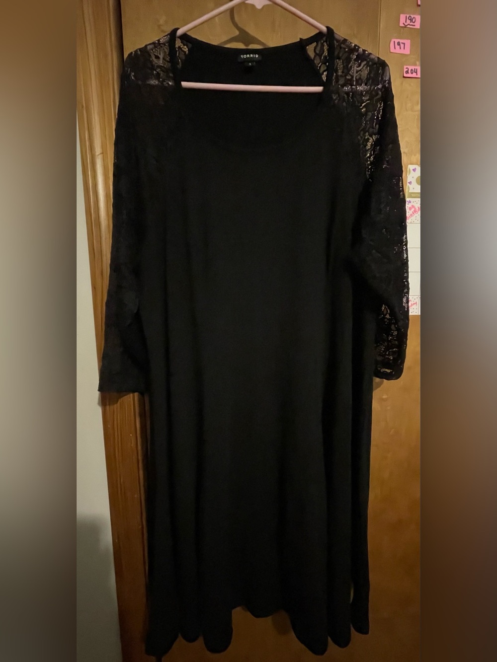 Torrid Lace-Sleeve Dress